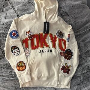 Brand Maker Tokyo Japan Cream Hoodie
